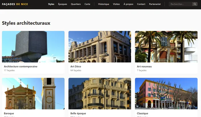 Liste des styles architecturaux